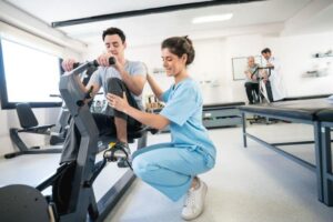 L'attrezzatura della clinica riabilitativa